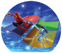 系統(tǒng)光盤(pán)3D海報(bào)